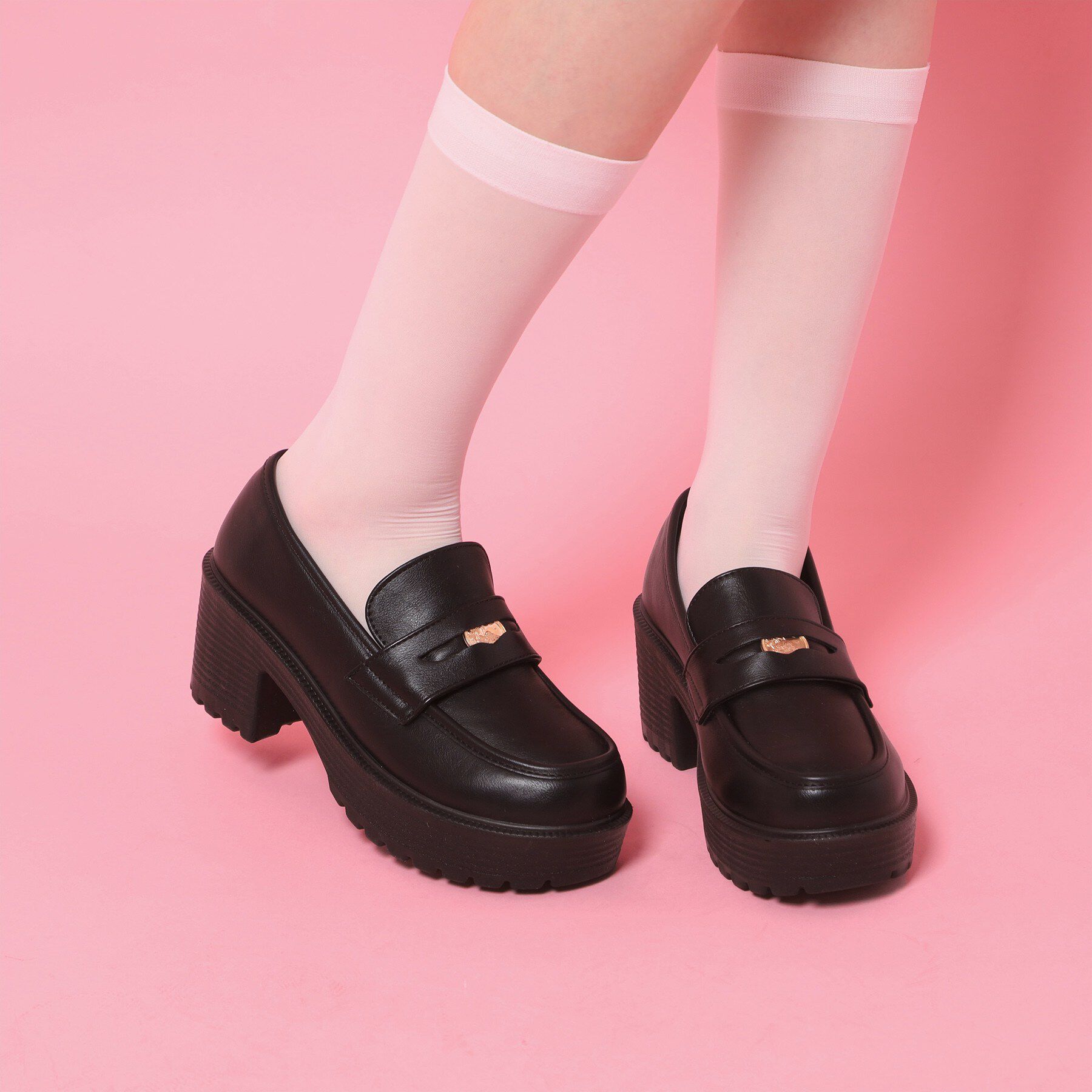 csT&P「厚底コインローファー」|パンプス|