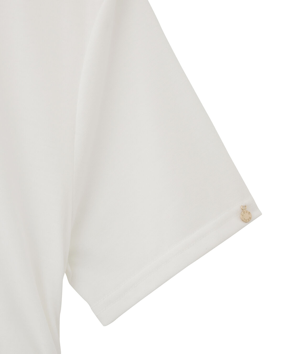 COCO DEAL「ギャザークルーネックＴシャツ」|Tシャツ・カットソー|
