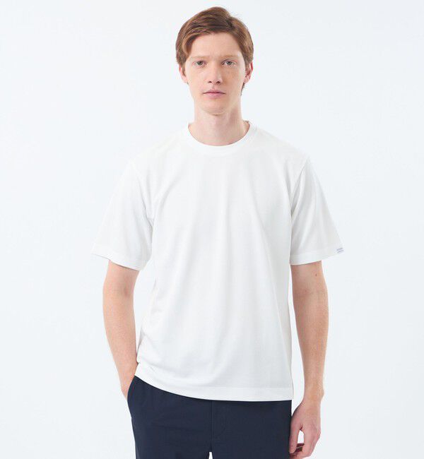MACKINTOSH PHILOSOPHY「クルーネックTシャツ メランジカノコ」|Tシャツ・カットソー|ホワイト