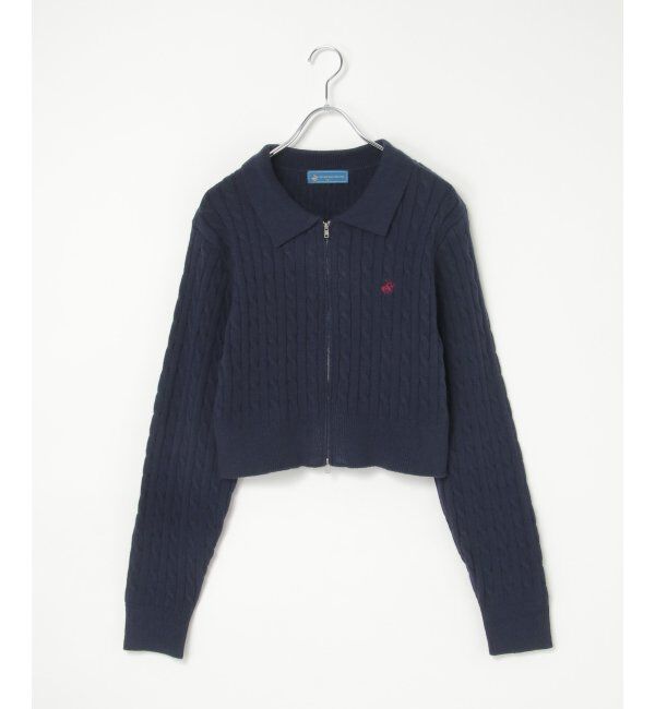 VENCE share style「BEVERLY HILLS POLO CLUB ケーブル編みポロカーデ」|カーディガン|