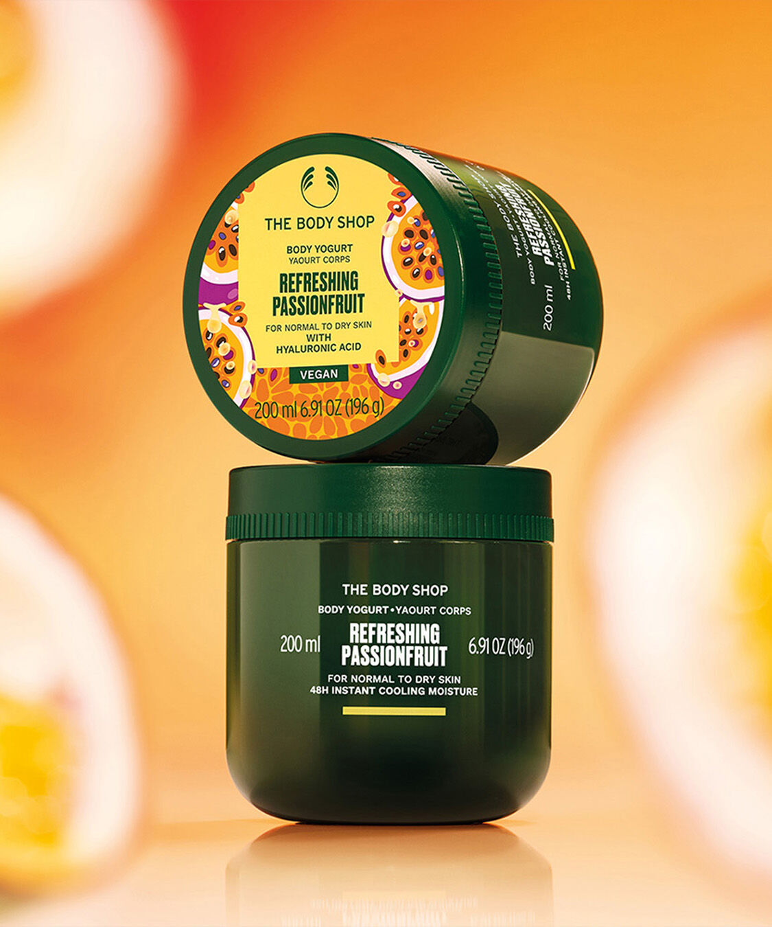 THE BODY SHOP「【数量限定】ボディヨーグルト リフレッシング PF 200mL（香り：パッションフルーツ）」|ボディ保湿|