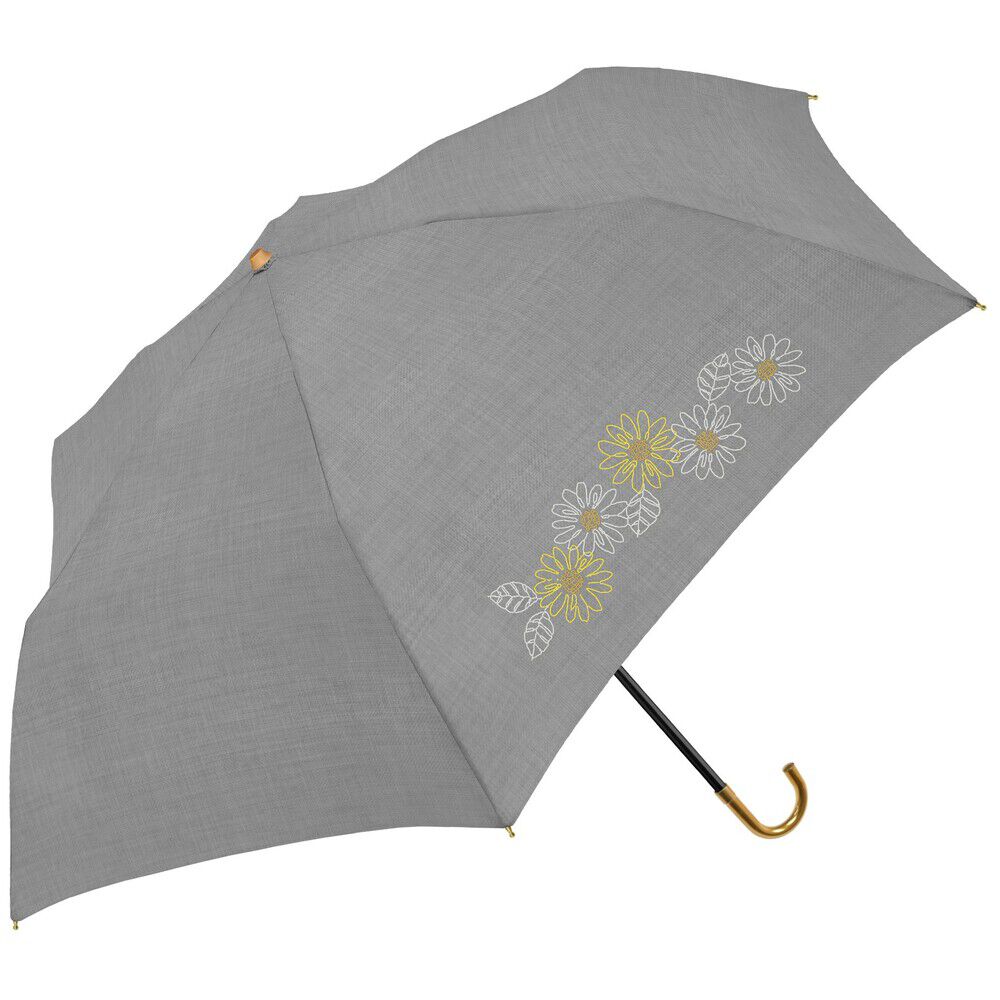 BACKYARD FAMILY「折りたたみ傘 レディース 通販 折り畳み傘 50cm 晴雨兼用 かさ カサ 雨傘 日傘 晴雨兼用傘」|傘|グレー1