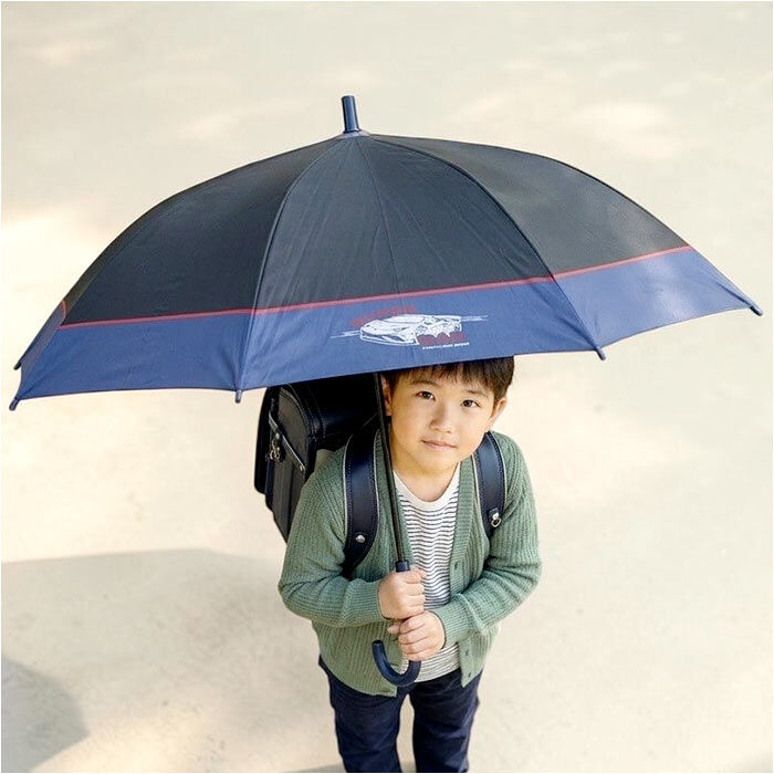 BACKYARD FAMILY「傘 55cm キッズ 男の子 通販 ジャンプ傘 キッズ傘 長傘 かさ 雨傘 日傘 UVカット 遮光」|傘|
