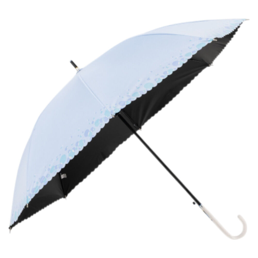 BACKYARD FAMILY「ジャンプ傘 レディース 晴雨兼用 通販 長傘 傘 60cm 耐風傘 晴雨兼用傘 雨傘 日傘」|傘|ブルー1