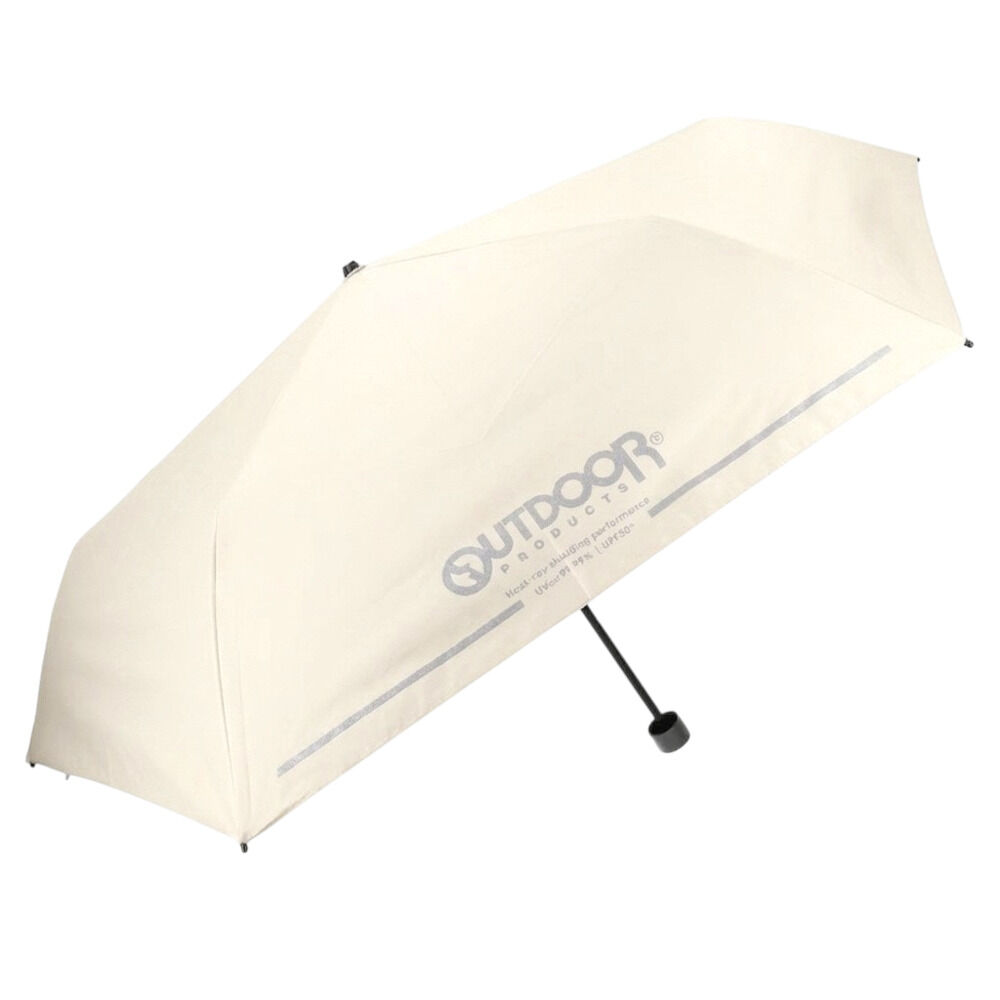 BACKYARD FAMILY「OUTDOOR PRODUCTS 折りたたみ傘 キッズ 通販 折り畳み傘 傘 晴雨兼用傘 55cm」|傘|ベージュ1