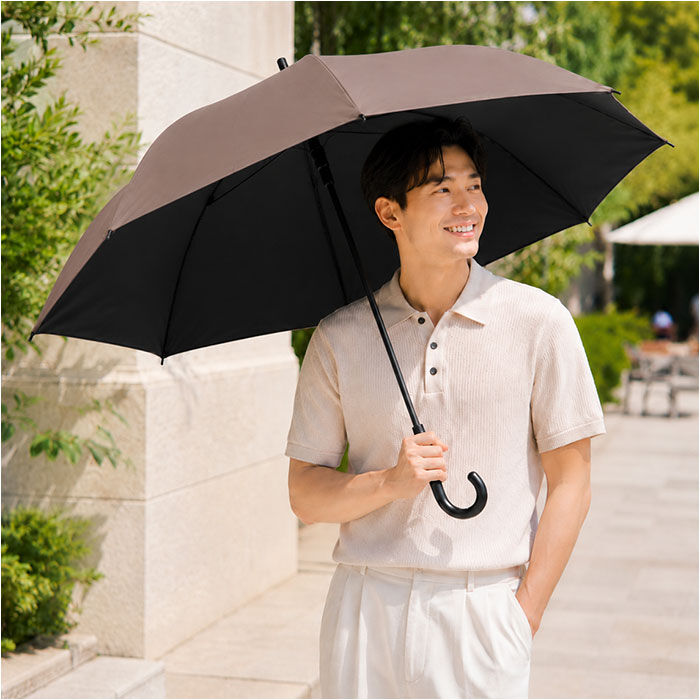 BACKYARD FAMILY「晴雨兼用傘 長傘 大きい 通販 傘 晴雨兼用 日傘 遮光 遮熱 ジャンプ傘 耐風傘 ビニール日傘」|傘|