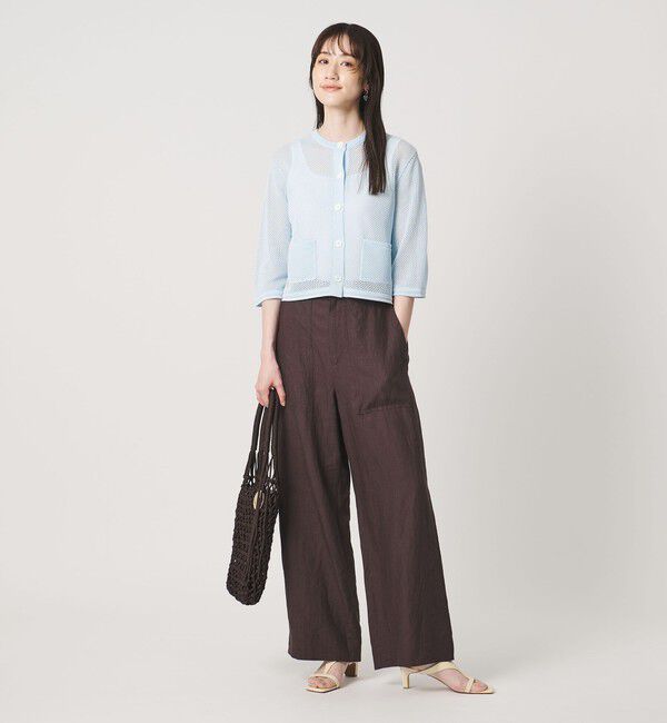UNITED ARROWS「コットン メッシュ カーディガン」|カーディガン|