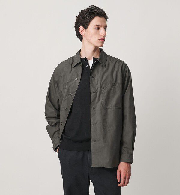 UNITED ARROWS「シオタ ダブルポケット オーバーシャツ「 SLOW &　」」|シャツ・ブラウス|MD.GRAY