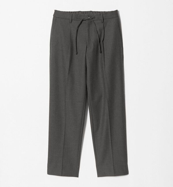 UNITED ARROWS「ツイル 1プリーツ テーパード イージー スラックス 2WAYストレッチ」|チノ|