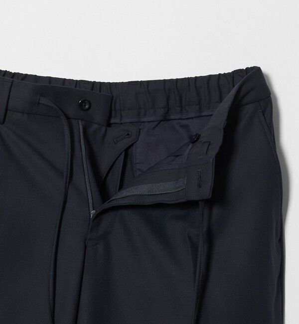 UNITED ARROWS「ツイル 1プリーツ テーパード イージー スラックス 2WAYストレッチ」|チノ|