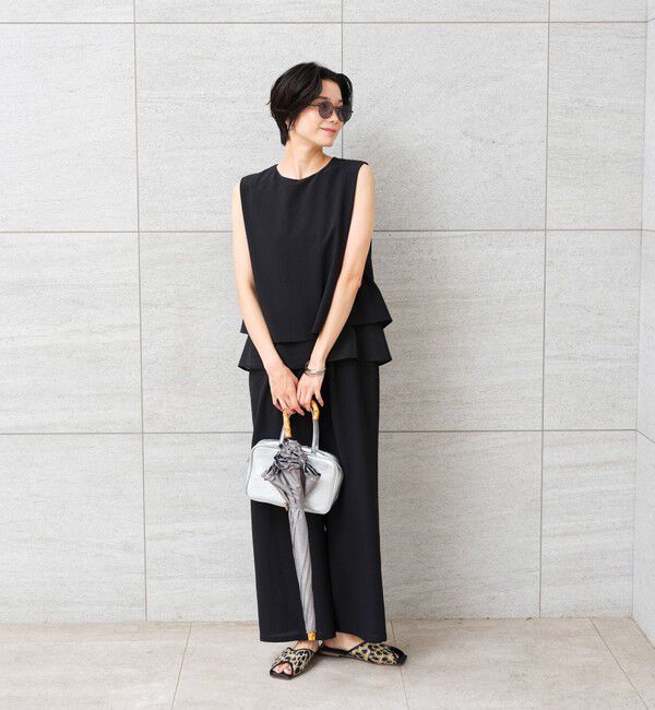 UNITED ARROWS green label relaxing「【別注】＜Wpc.＞UVO フリル 2段折りたたみ日傘 / アンブレラ 晴雨兼用 レイン」|傘|