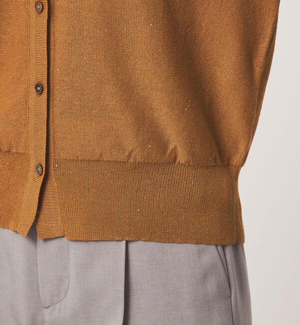 UNITED ARROWS green label relaxing「スパンコール ラメ Vネック ニット カーディガン」|カーディガン|