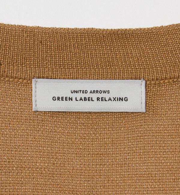 UNITED ARROWS green label relaxing「スパンコール ラメ Vネック ニット カーディガン」|カーディガン|