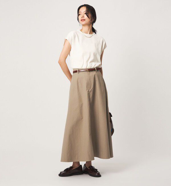 UNITED ARROWS green label relaxing「チノ フレア スカート」|フレア|
