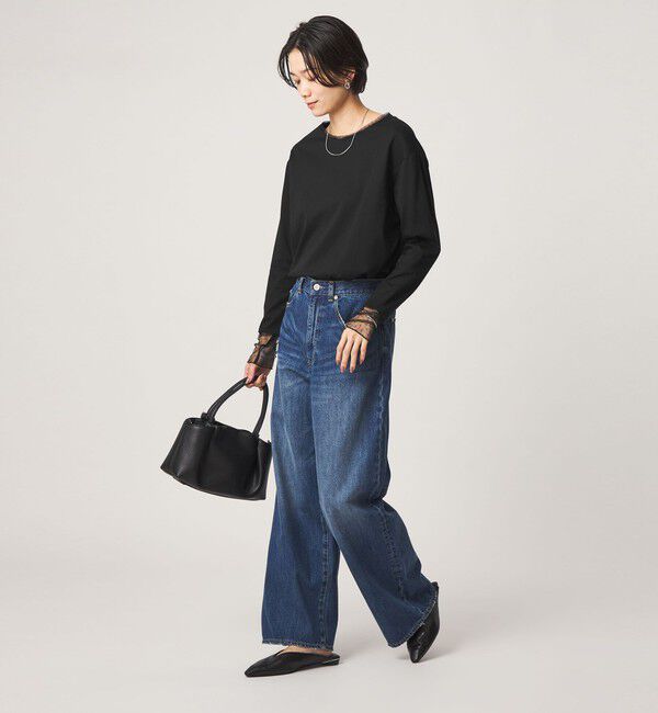 UNITED ARROWS green label relaxing「ドット ソデ チュール プルオーバー カットソー」|Tシャツ・カットソー|