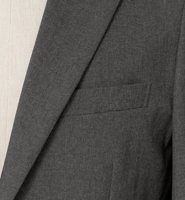 UNITED ARROWS green label relaxing「A+ ポリエステル シャークスキン 2B スタンダード セットアップ ジャケット -ストレッチ-」|テーラードジャケット|