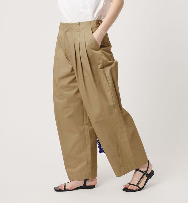 BEAUTY&YOUTH UNITED ARROWS「【WEB限定】バレルワイドチノパンツ ウォッシャブル」|チノ|