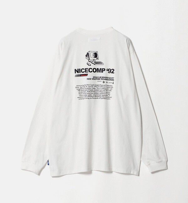 NICE WEATHER「＜NICE WEATHER＞NICECOMP ロングスリーブ Tシャツ」|Tシャツ・カットソー|