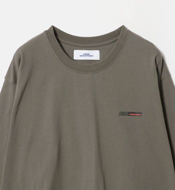 NICE WEATHER「＜NICE WEATHER＞NICECOMP ロングスリーブ Tシャツ」|Tシャツ・カットソー|