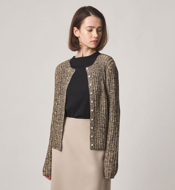 STEVEN ALAN「＜Steven Alan＞ミックス リブ カーディガン」|カーディガン|