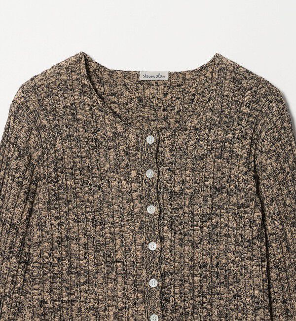 STEVEN ALAN「＜Steven Alan＞ミックス リブ カーディガン」|カーディガン|