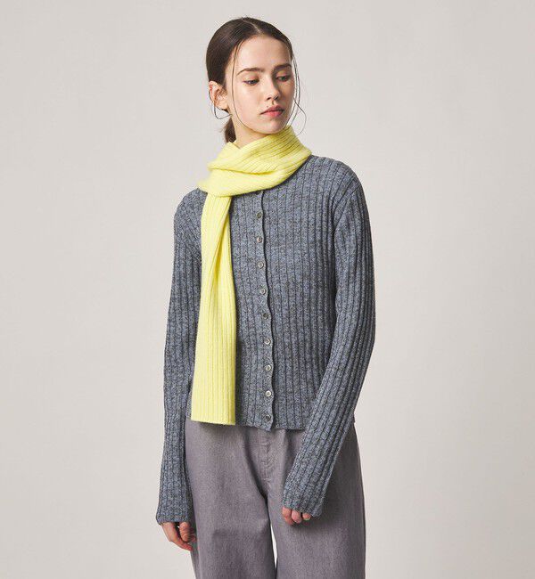 STEVEN ALAN「＜Steven Alan＞ミックス リブ カーディガン」|カーディガン|