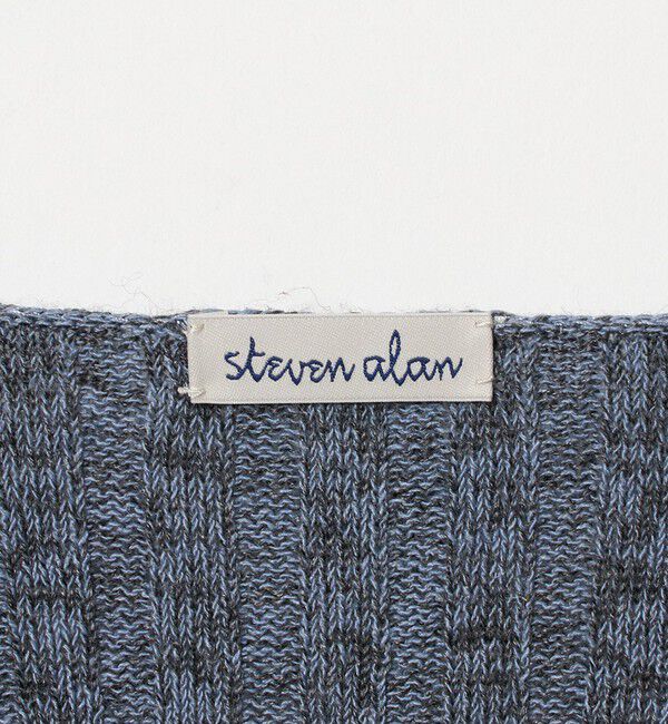STEVEN ALAN「＜Steven Alan＞ミックス リブ カーディガン」|カーディガン|