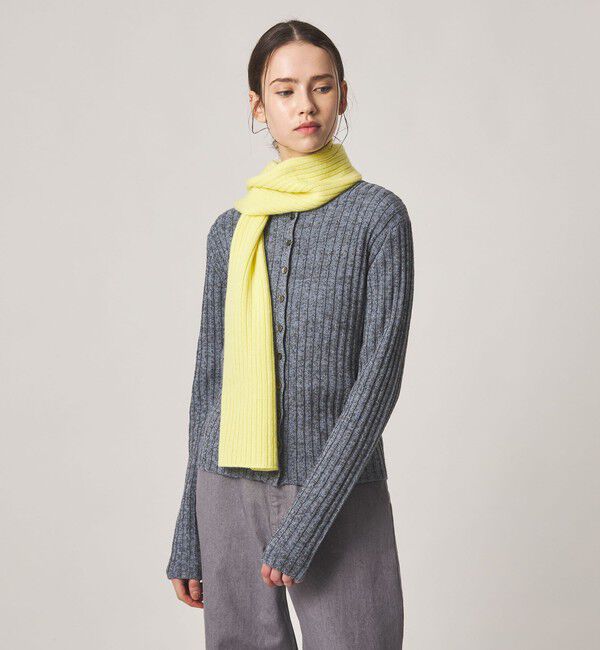 STEVEN ALAN「＜Steven Alan＞ミックス リブ カーディガン」|カーディガン|