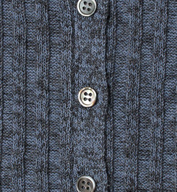 STEVEN ALAN「＜Steven Alan＞ミックス リブ カーディガン」|カーディガン|