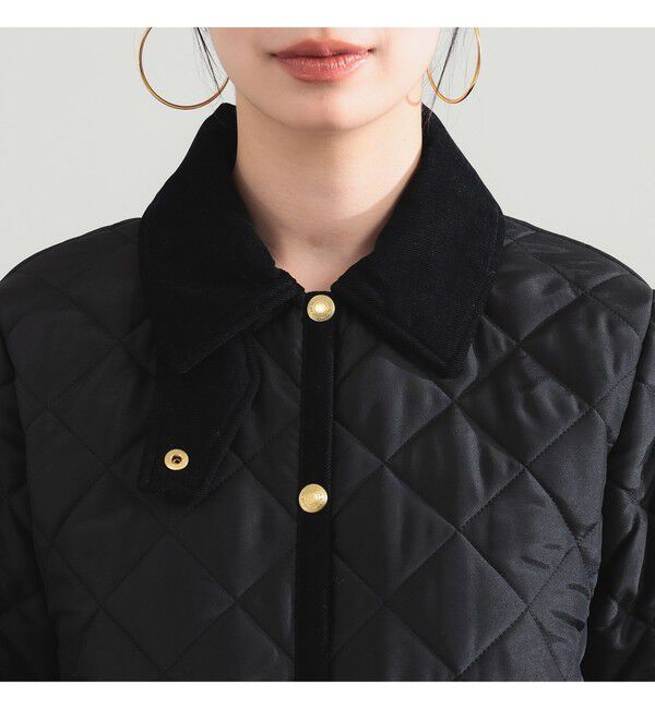 Demi-Luxe BEAMS 「Traditional Weatherwear / WAVERLY Aライン ミドル ジャケット」|ブルゾン・スタジャン|