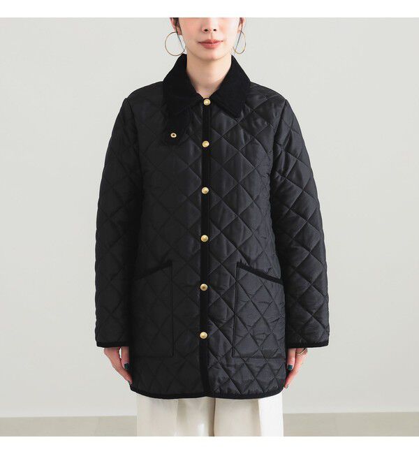 Demi-Luxe BEAMS 「Traditional Weatherwear / WAVERLY Aライン ミドル ジャケット」|ブルゾン・スタジャン|