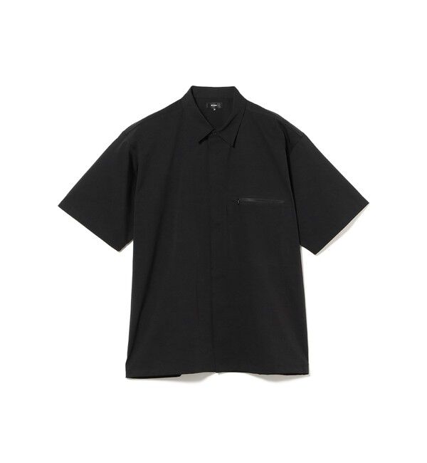 BEAMS「テック シャツ【ワイドフィット】」|シャツ・ブラウス|BLACK