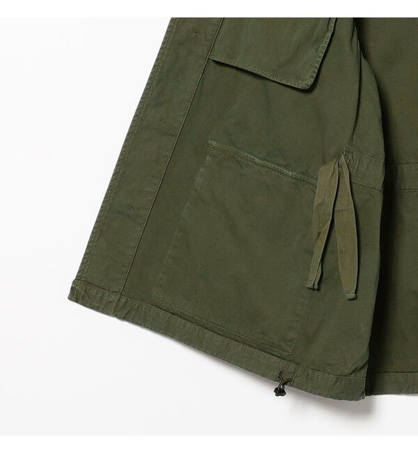 BEAMS PLUS「sage de cret / Cotton Linen Back Sateen M-47 Type Jacket」|ブルゾン・スタジャン|