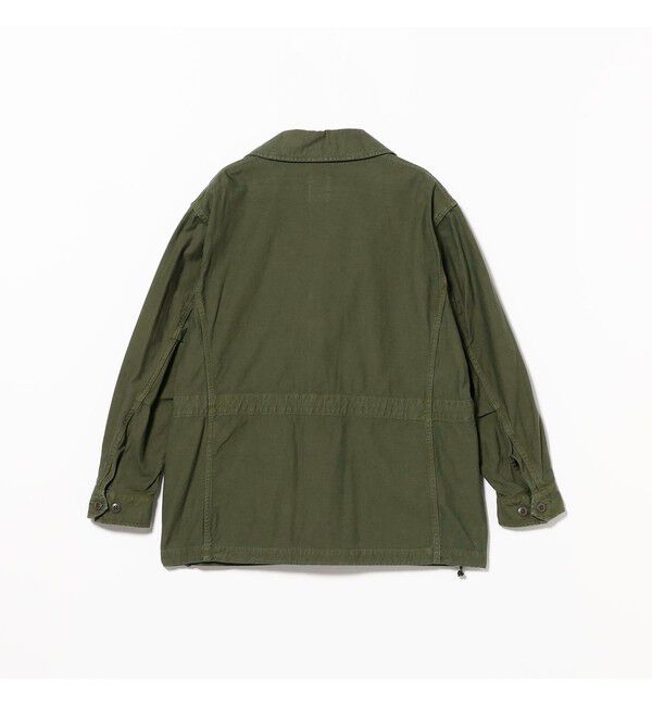 BEAMS PLUS「sage de cret / Cotton Linen Back Sateen M-47 Type Jacket」|ブルゾン・スタジャン|