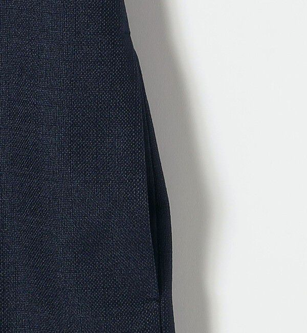 SHIPS any「《予約》SHIPS any:〈洗濯機可能〉カーブネック ノースリーブ ワンピース［NAVY BLUE］」|ワンピース|