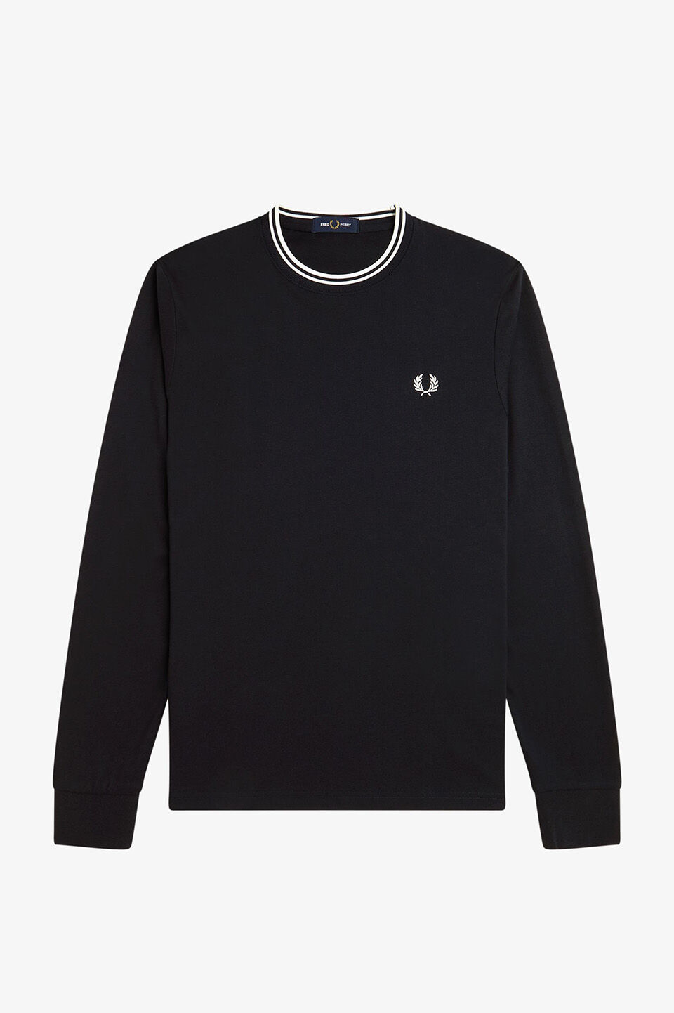 FRED PERRY 「FRED PERRY／Long Sleeve Twin Tipped T-Shirt／ロングスリーブ ツインティップラインTシャツ」|Tシャツ・カットソー|