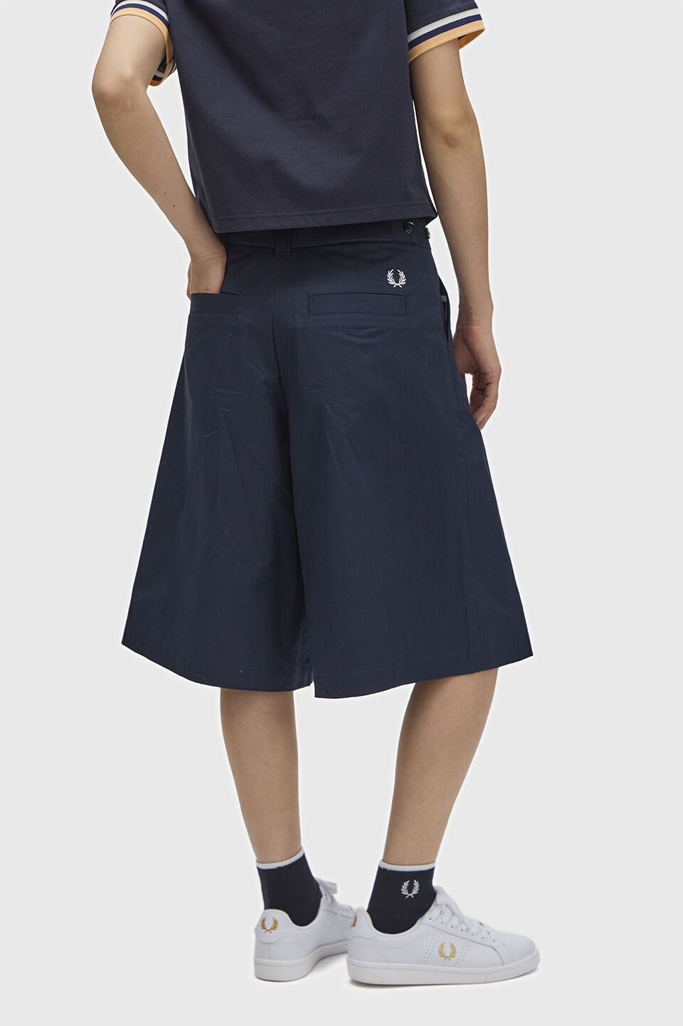 FRED PERRY 「Pleated Shorts／プリーツショーツ」|キュロット|