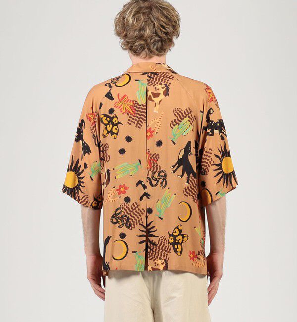 TOMORROWLAND BUYING WEAR「【別注】m's braque レーヨンオープンカラー ハーフスリーブシャツ」|シャツ・ブラウス|