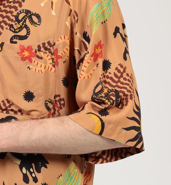 TOMORROWLAND BUYING WEAR「【別注】m's braque レーヨンオープンカラー ハーフスリーブシャツ」|シャツ・ブラウス|
