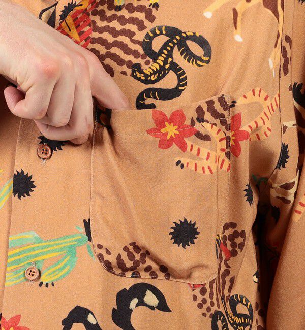 TOMORROWLAND BUYING WEAR「【別注】m's braque レーヨンオープンカラー ハーフスリーブシャツ」|シャツ・ブラウス|