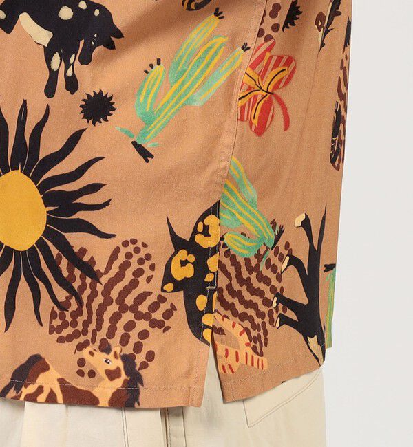 TOMORROWLAND BUYING WEAR「【別注】m's braque レーヨンオープンカラー ハーフスリーブシャツ」|シャツ・ブラウス|