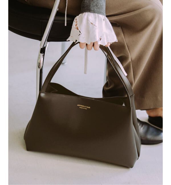 SLOBE IENA「ANTONELLO MASI SLOBE別注 BIG TOTE BAG」|トートバッグ|ブラウン