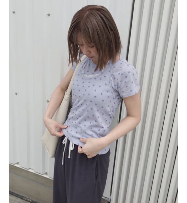 SLOBE IENA「miller/ミラー SLOBE別注 ホルターネック&times;Tシャツセット」|Tシャツ・カットソー|
