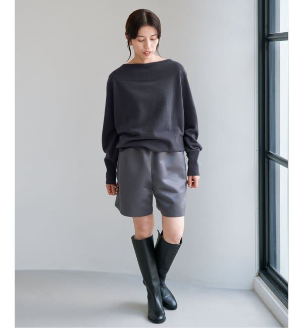 IENA「《予約》Fineニュージーウールニュアンスドルマンプルオーバー」|ニット・セーター|