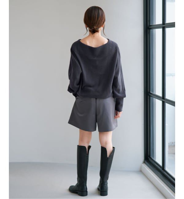 IENA「《予約》Fineニュージーウールニュアンスドルマンプルオーバー」|ニット・セーター|