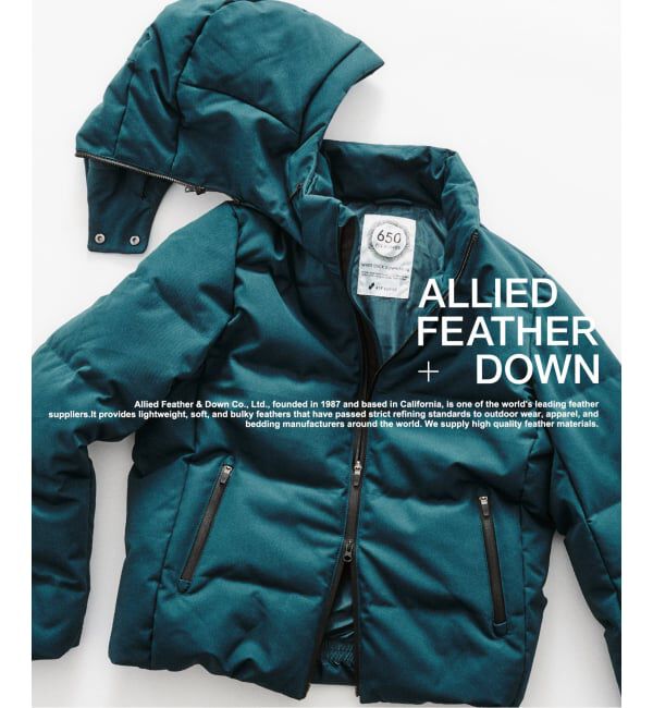 417 EDIFICE「ALLIED DOWN ブルゾン」|ダウン|