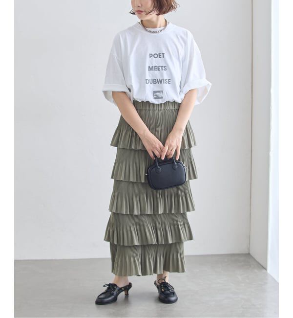 journal standard L'essage「《予約》ティアードプリーツスカート」|スカート|