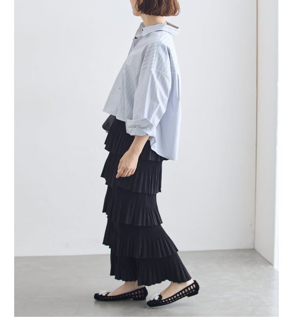 journal standard L'essage「《予約》ティアードプリーツスカート」|スカート|