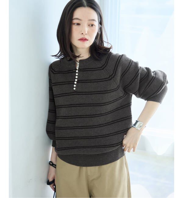 journal standard L'essage「《一部WEB限定カラー/追加予約》パールスキッパープルオーバー」|ニット・セーター|