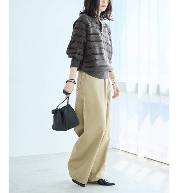 journal standard L'essage「《一部WEB限定カラー/追加予約》パールスキッパープルオーバー」|ニット・セーター|